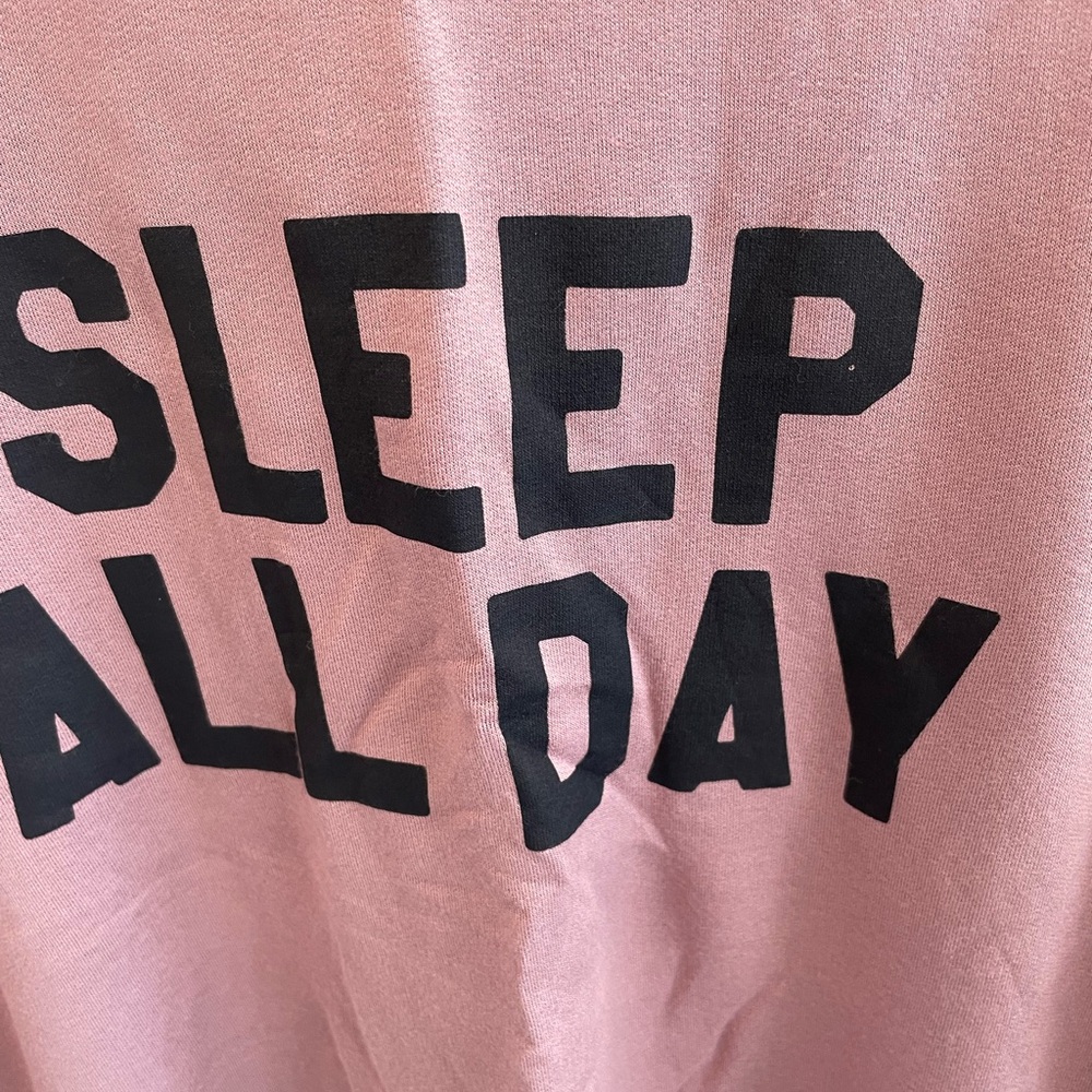 Wildfox Party Girl Sommers Sweatshirt. Med. New! Sleep All Day Party All Night.